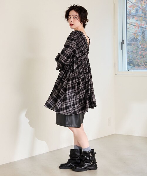 ORiental TRaffic（オリエンタルトラフィック）の「【WEB限定】エンジニア風カバーブーツ/55401（その他・レディース・ブラック・S/M/L）」の17枚目の写真