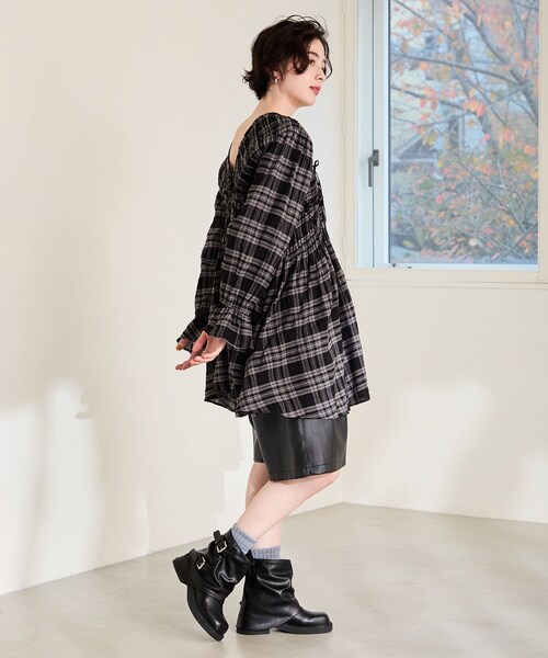 ORiental TRaffic（オリエンタルトラフィック）の「【WEB限定】エンジニア風カバーブーツ/55401（その他・レディース・ブラック・S/M/L）」の16枚目の写真