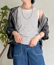 un dix cors | ラッセルシアー切り替え2WAYタンク(タンクトップ)