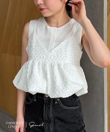 CAPRICIEUX LE'MAGE | 【LE'MAGE×gemeilコラボ】バブルバルーンキャミ(キャミソール)