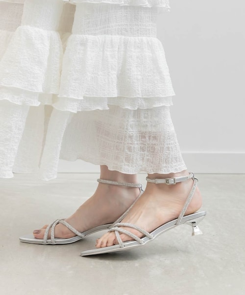 RANDA（ランダ）の「ビジュークロスストラップサンダル（その他・レディース・その他）」の5枚目の写真