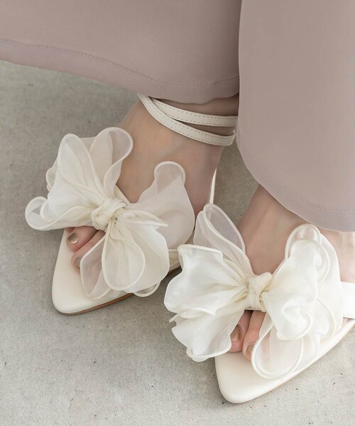 RANDA（ランダ）の「シフォンリボンミュールサンダル（その他・レディース・その他）」の20枚目の写真