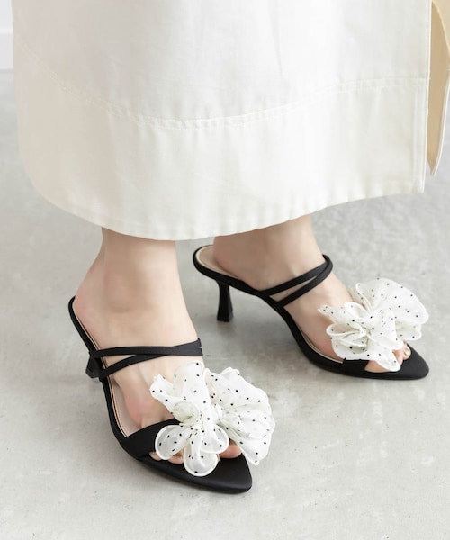 RANDA（ランダ）の「シフォンリボンミュールサンダル（その他・レディース・その他）」の6枚目の写真