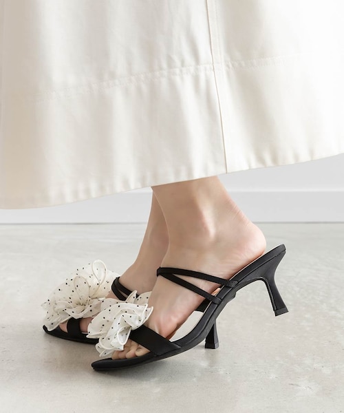 RANDA（ランダ）の「シフォンリボンミュールサンダル（その他・レディース・その他）」の8枚目の写真