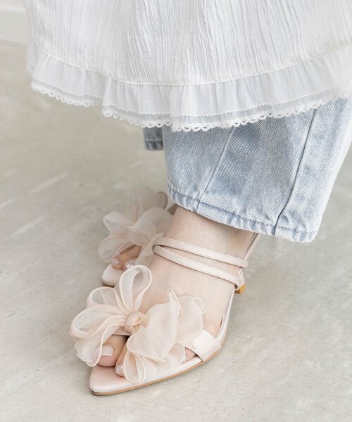 RANDA（ランダ）の「シフォンリボンミュールサンダル（その他・レディース・その他）」の11枚目の写真