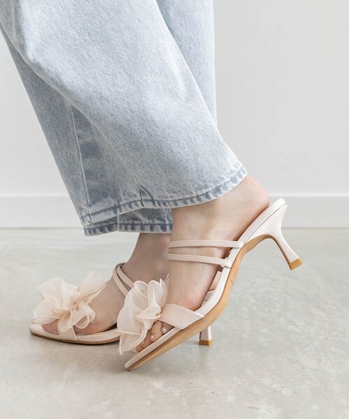 RANDA（ランダ）の「シフォンリボンミュールサンダル（その他・レディース・その他）」の12枚目の写真