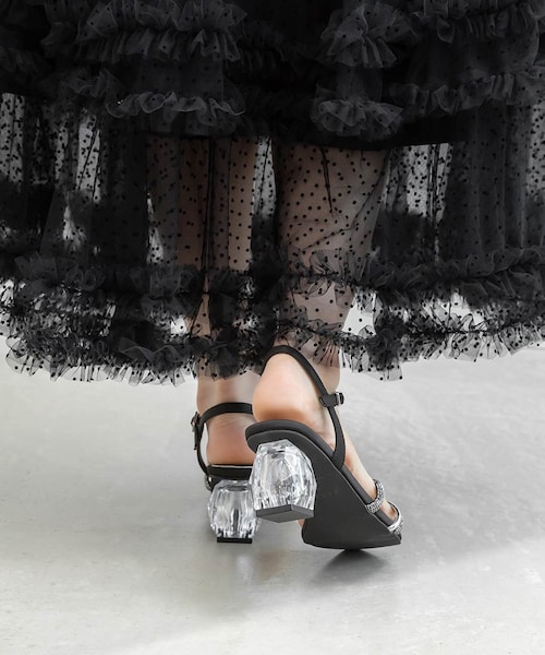 RANDA（ランダ）の「クリアヒールビジューストラップサンダル（その他・レディース・その他）」の13枚目の写真