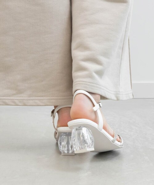 RANDA（ランダ）の「クリアヒールビジューストラップサンダル（その他・レディース・その他）」の6枚目の写真