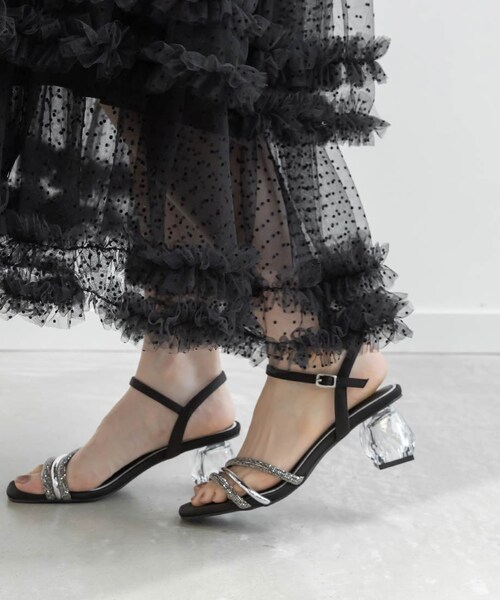 RANDA（ランダ）の「クリアヒールビジューストラップサンダル（その他・レディース・その他）」の12枚目の写真