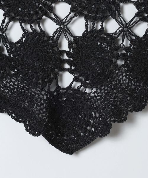 JEANASIS（ジーナシス）の「Crochet Babushka（その他・オフホワイト(05)/ブラック(09)・FREE）」の16枚目の写真