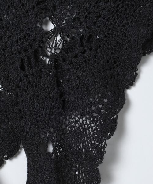 JEANASIS（ジーナシス）の「Crochet Babushka（その他・オフホワイト(05)/ブラック(09)・FREE）」の15枚目の写真