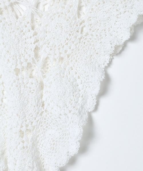 JEANASIS（ジーナシス）の「Crochet Babushka（その他・オフホワイト(05)/ブラック(09)・FREE）」の12枚目の写真