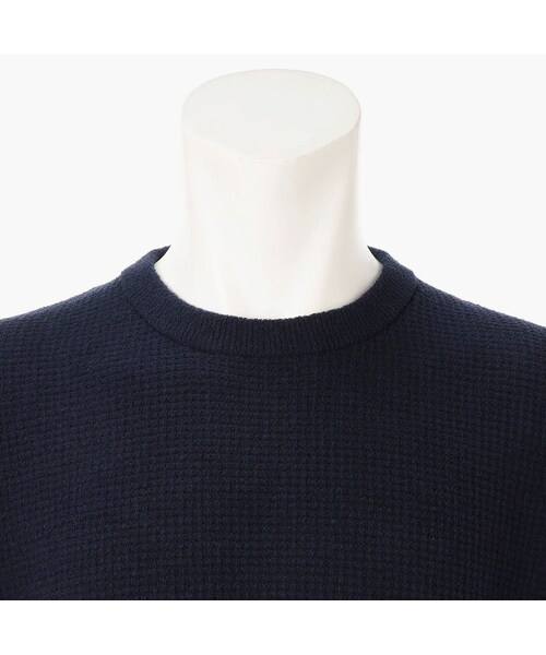 BRIEFING（ブリーフィング）の「LW THERMAL STRIPE KNIT T-SHIRT（その他・NAVY/CHARCOAL/SAGE GREEN・S/M/L）」の5枚目の写真