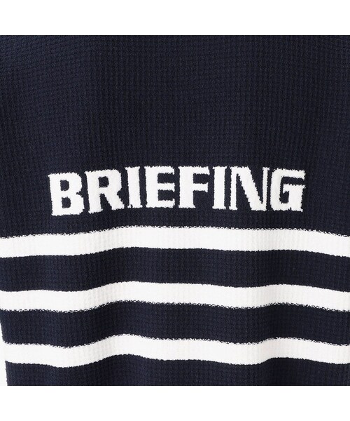 BRIEFING（ブリーフィング）の「LW THERMAL STRIPE KNIT T-SHIRT（その他・NAVY/CHARCOAL/SAGE GREEN・S/M/L）」の4枚目の写真