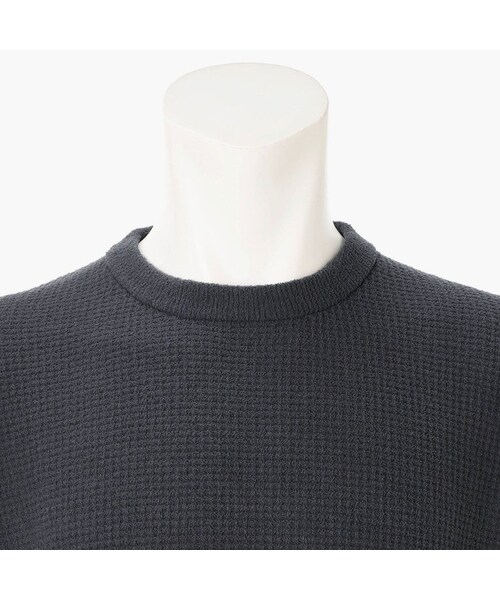 BRIEFING（ブリーフィング）の「LW THERMAL STRIPE KNIT T-SHIRT（その他・NAVY/CHARCOAL/SAGE GREEN・S/M/L）」の11枚目の写真