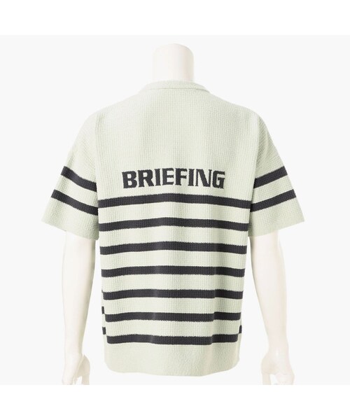 BRIEFING（ブリーフィング）の「LW THERMAL STRIPE KNIT T-SHIRT（その他・NAVY/CHARCOAL/SAGE GREEN・S/M/L）」の15枚目の写真