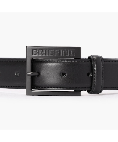 BRIEFING（ブリーフィング）の「SQUARE BUCKLE LEATHER BELT（その他・BLACK/WHITE・FREE）」の4枚目の写真