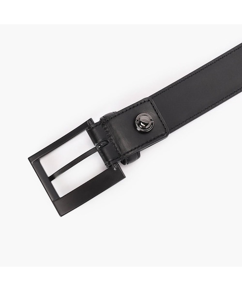 BRIEFING（ブリーフィング）の「SQUARE BUCKLE LEATHER BELT（その他・BLACK/WHITE・FREE）」の3枚目の写真
