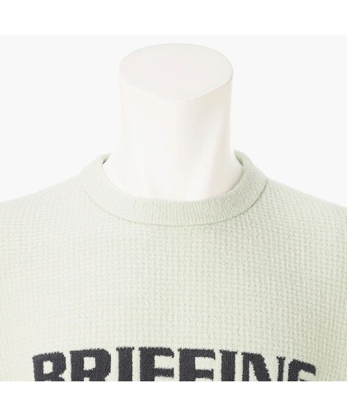 BRIEFING(ブリーフィング)の「LW THERMAL KNIT T-SHIRT(その他・SAGE GREEN/CHARCOAL/NAVY・S/M/L)」の4枚目の写真