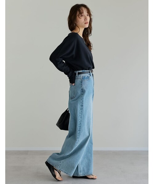 Re:EDIT(リエディ)の「マシュマロポンチマルチウェイトップス - トップス通販 | 人気レディースファッション - Re:EDIT(リエディ)(その他・レディース・ブラック/オフホワイト/杢グレー・M/L)」の12枚目の写真