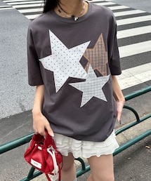 CIAOPANIC | スターパッチワークTee(Tシャツ/カットソー)