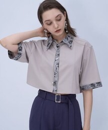 HARE | ラメアートジャガードショートシャツ