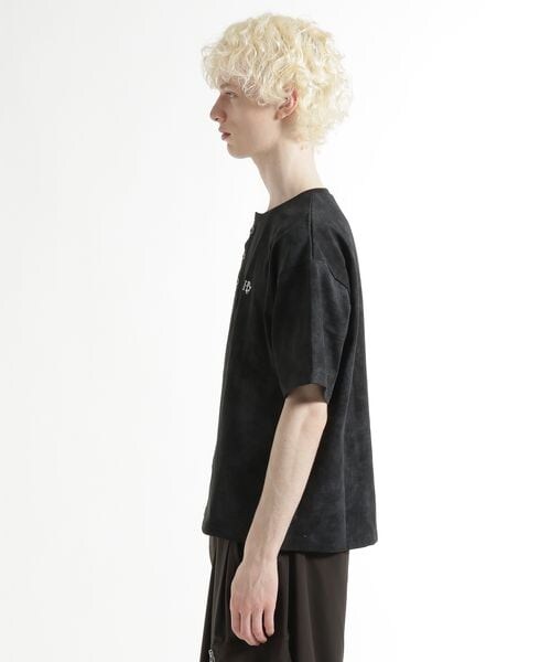 HARE（ハレ）の「ピグメントロゴヘンリーカット（トップス・ブラック09/グレー11/ブルー85・S/M）」の17枚目の写真