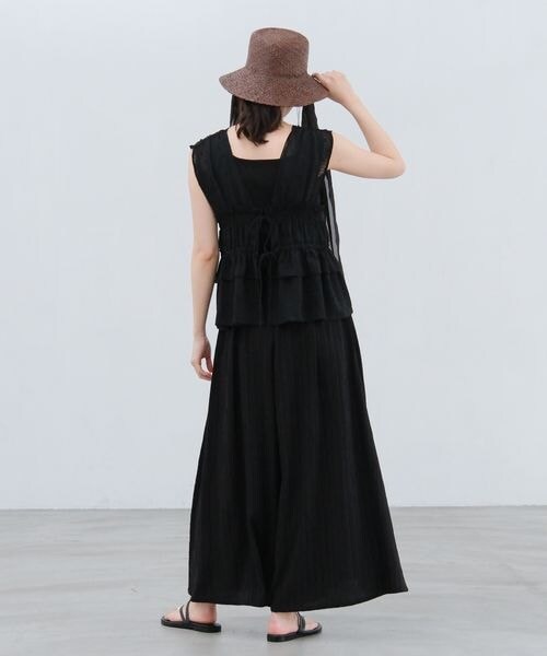 LAKOLE（ラコレ）の「14ゲージ総針スクエアタンク（その他・ボーダー(10)/オフ(11)/ブラック(19)/ミント(72)・F）」の16枚目の写真