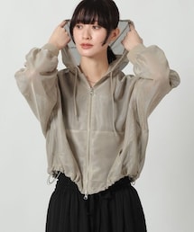 LAKOLE | メッシュZIPパーカー