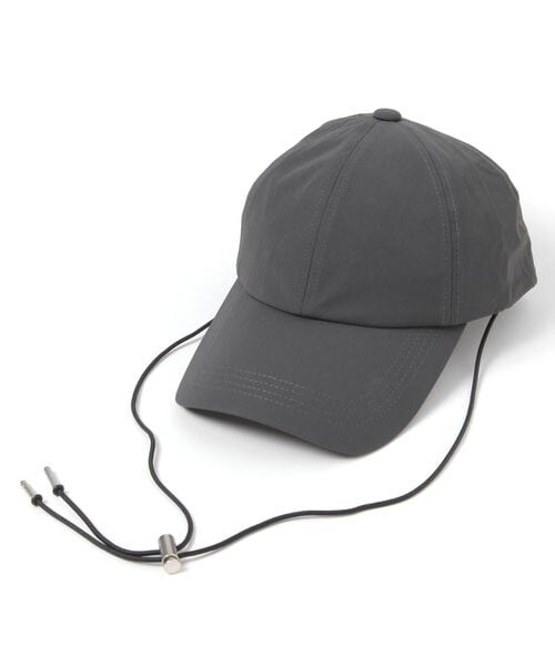 LEPSIM(レプシィム)の「シェルテック*多機能キャップ(帽子・レディース・ブラック09/チャコール18/ベージュ52・ONE SIZE)」の2枚目の写真