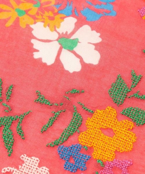 LOWRYS FARM(ローリーズファーム)の「クロスステッチスカーフ70*70(その他・アイボリー08/レッド35・FREE)」の12枚目の写真
