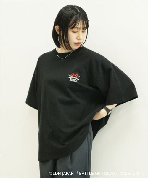 RAGEBLUE(レイジブルー)の「ROWDY SHOGUN / コラボ刺繍ジップパーカー(その他・ブラック09・FREE)」の4枚目の写真