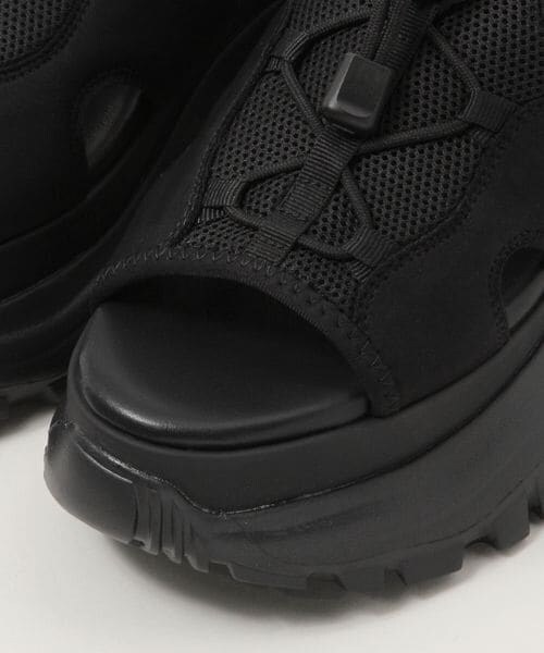 RAGEBLUE(レイジブルー)の「〈抗菌防臭〉ボリュームソールサンダル(シューズ・ブラック09・M/L)」の8枚目の写真