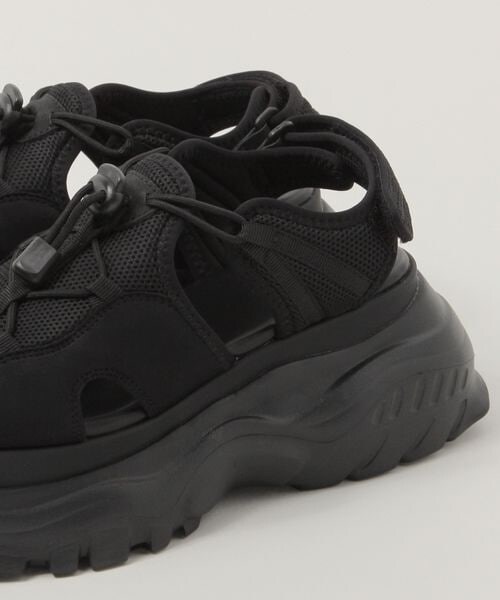 RAGEBLUE(レイジブルー)の「〈抗菌防臭〉ボリュームソールサンダル(シューズ・ブラック09・M/L)」の10枚目の写真