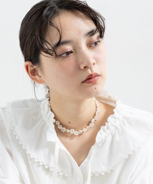 RAGEBLUE(レイジブルー)の「<先行予約>パールビーズネックレス(アクセサリー・パール00・FREE)」の4枚目の写真