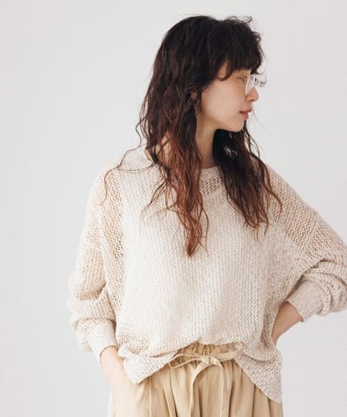 studio CLIP（スタディオクリップ）の「《先行予約/natural by clip》コットンレイヤードタンクSET（その他・オフホワイト11/スモーク16/ブラック19/サックス85・F）」の6枚目の写真