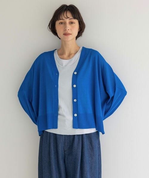 studio CLIP（スタディオクリップ）の「《先行予約/natural by clip》コットンレイヤードタンクSET（その他・オフホワイト11/スモーク16/ブラック19/サックス85・F）」の22枚目の写真