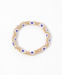 リリアンビーズブレスレット