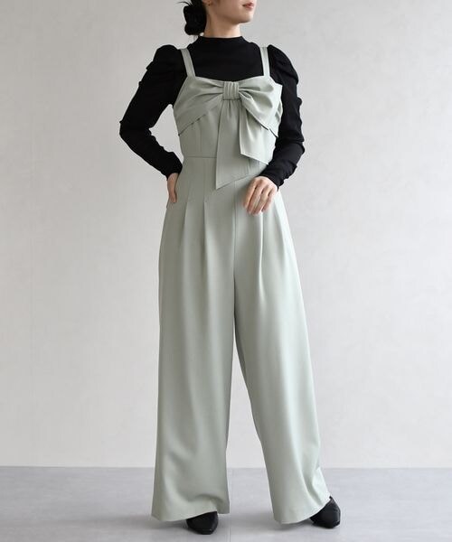 ORiental TRaffic（オリエンタルトラフィック）の「リボンモチーフコンビネゾン/TT627402（その他・レディース・ブラック20/グリーン44/グレージュ74・S/M）」の12枚目の写真