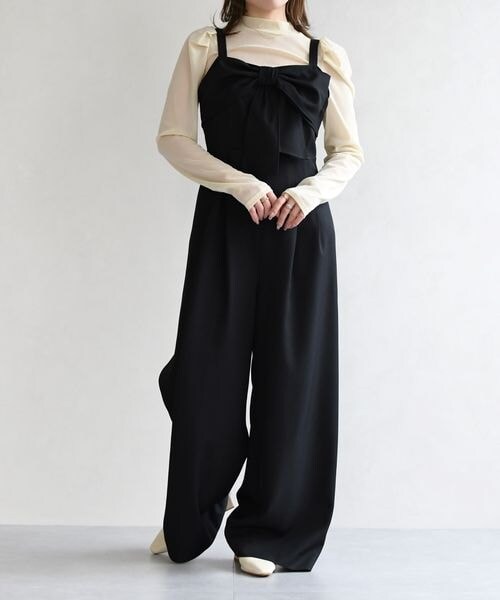 ORiental TRaffic（オリエンタルトラフィック）の「リボンモチーフコンビネゾン/TT627402（その他・レディース・ブラック20/グリーン44/グレージュ74・S/M）」の19枚目の写真