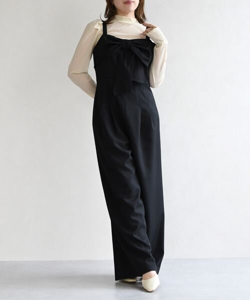 ORiental TRaffic（オリエンタルトラフィック）の「リボンモチーフコンビネゾン/TT627402（その他・レディース・ブラック20/グリーン44/グレージュ74・S/M）」の20枚目の写真