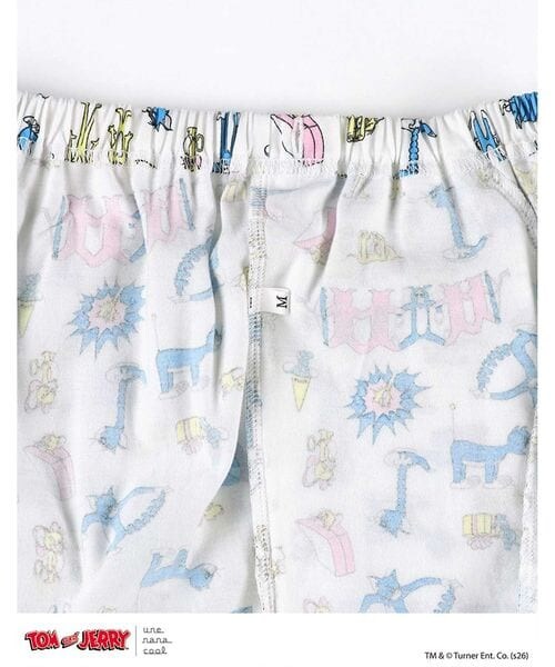 une nana cool（ウンナナクール）の「トムとジェリー × une nana cool長袖開襟パジャマ（その他・レディース・IV_アイボリー/SX_サックス・M/L）」の14枚目の写真