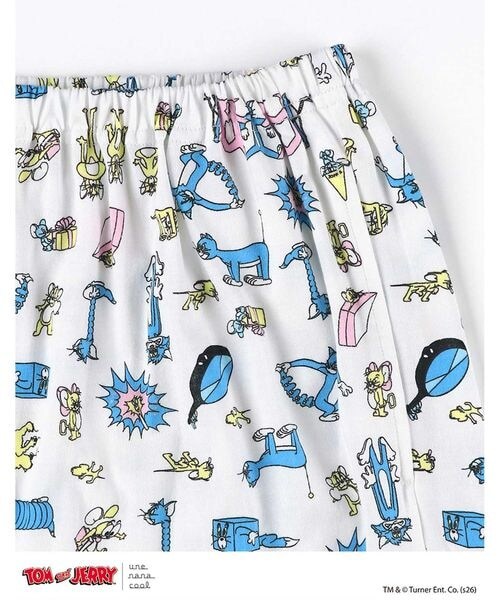 une nana cool（ウンナナクール）の「トムとジェリー × une nana cool長袖開襟パジャマ（その他・レディース・IV_アイボリー/SX_サックス・M/L）」の13枚目の写真