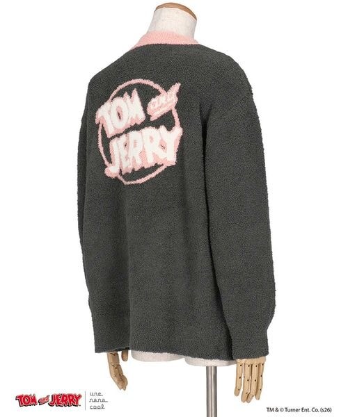 une nana cool（ウンナナクール）の「トムとジェリー × une nana cool ユニセックスカーディガン（その他・レディース・GY_ダークグレー/BE_ベージュ・S-L）」の12枚目の写真