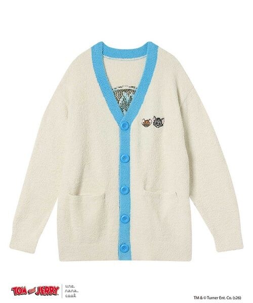 une nana cool（ウンナナクール）の「トムとジェリー × une nana cool ユニセックスカーディガン（その他・レディース・GY_ダークグレー/BE_ベージュ・S-L）」の18枚目の写真