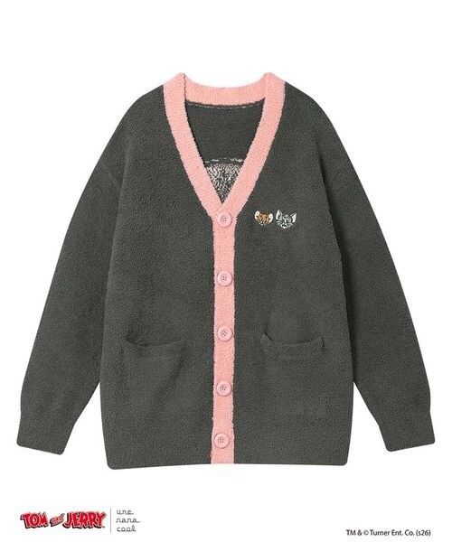 une nana cool（ウンナナクール）の「トムとジェリー × une nana cool ユニセックスカーディガン（その他・レディース・GY_ダークグレー/BE_ベージュ・S-L）」の11枚目の写真