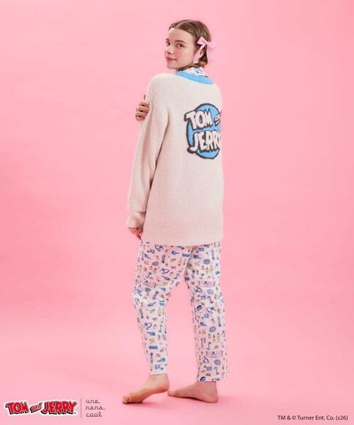 une nana cool（ウンナナクール）の「トムとジェリー × une nana cool ユニセックスカーディガン（その他・レディース・GY_ダークグレー/BE_ベージュ・S-L）」の16枚目の写真