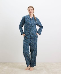 une nana cool | ビエラ微起毛小花柄 長袖開襟パジャマ /LP6543