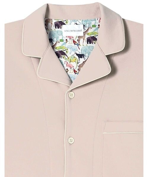 une nana cool(ウンナナクール)の「メンズ長袖開襟パジャマ MADE WITH LIBERTY FABRIC /LP8407(その他・レディース・WH_ホワイト/CR_クリーム/BL_ブラック/LG_ダークグレー/OR_オレンジ/BE_ベージュ/OC_ブラウン/ME_グリーン/SX_サックスブルー/BU_ブルー・M/L)」の20枚目の写真