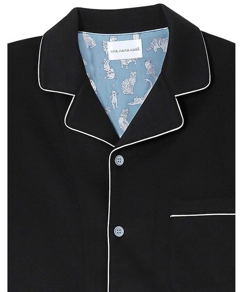 une nana cool(ウンナナクール)の「メンズ長袖開襟パジャマ MADE WITH LIBERTY FABRIC /LP8407(その他・レディース・WH_ホワイト/CR_クリーム/BL_ブラック/LG_ダークグレー/OR_オレンジ/BE_ベージュ/OC_ブラウン/ME_グリーン/SX_サックスブルー/BU_ブルー・M/L)」の16枚目の写真